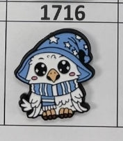 1716- Winter Bird Focal Bead