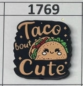 1769- Taco Bout Cute Focal Bead