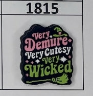 1815- Demure Cutesy Wicked Focal Bead