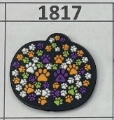 1817- Paw Pumpkin Focal Bead