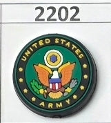 2202- Army Focal Bead