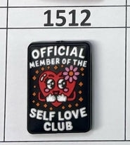 1512- Self Love Club Focal Bead