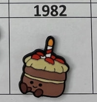 1982- Cake W Candle Focal Bead