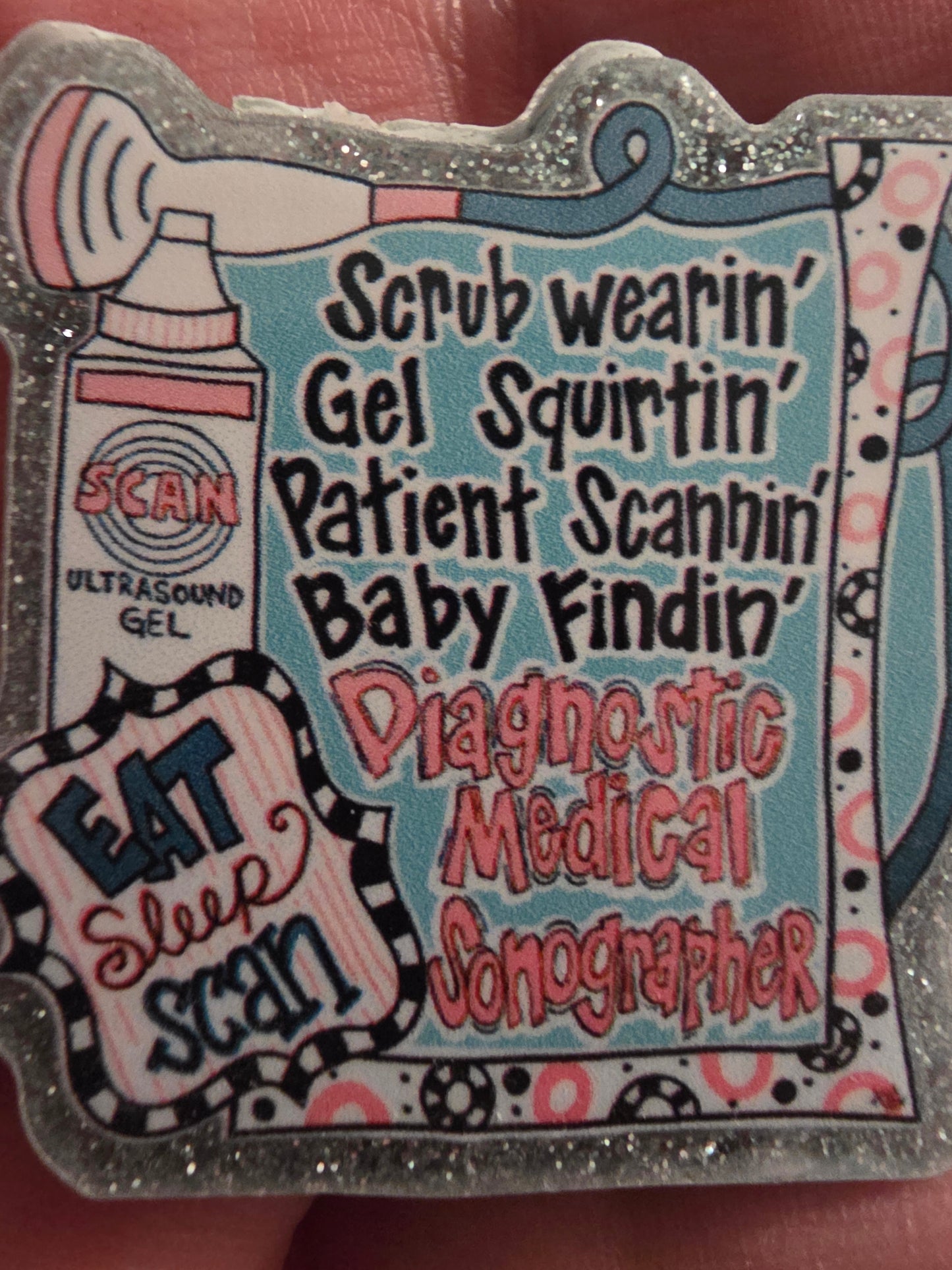 0387BR Scub Wearin Medical Sonographer