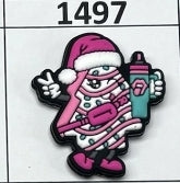 1497- Pink Cake Focal Bead