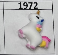 1972- 3D Unicorn Focal Bead
