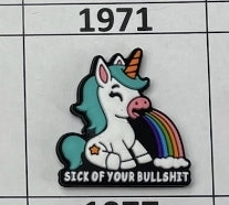 1971- Sick of Your Bull Focal Bead