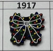 1917- Christmas Light Bow Focal Bead