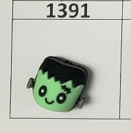 1391- 3D Frank Head Focal Bead