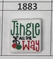 1883- Jingle All the Way Focal Bead