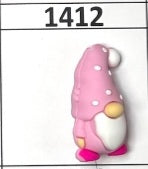 1412- 3D Pink Gnome Focal Bead
