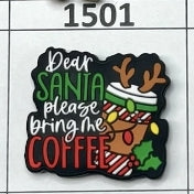 1501- Dear Santa Focal Bead