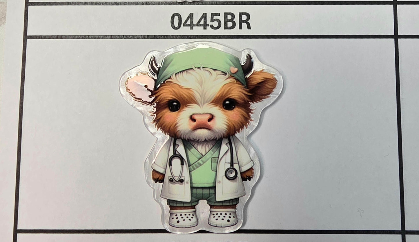 0445BR Medical Moo Moo Cow