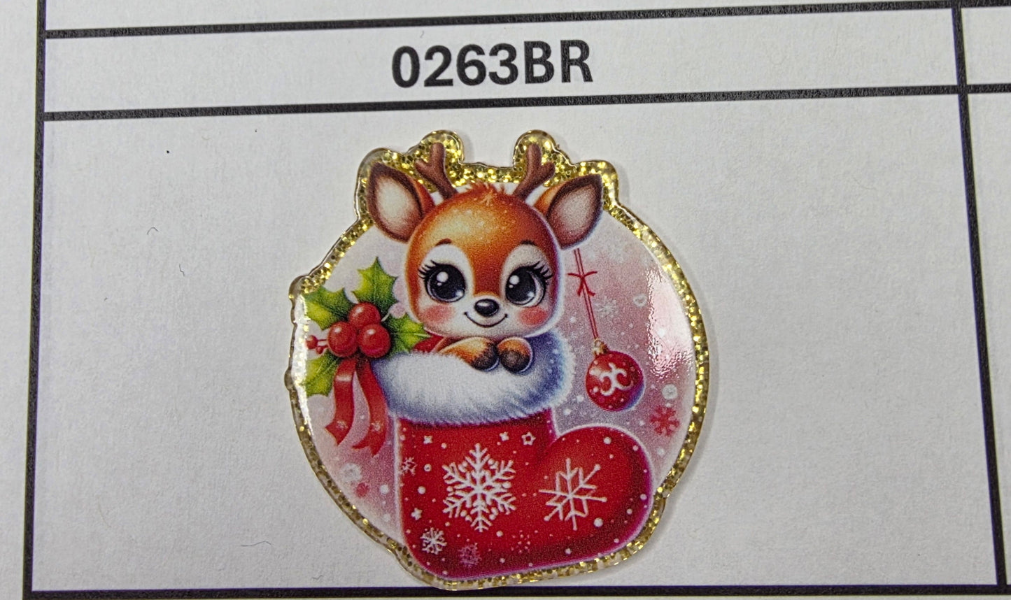 0263BR Reindeer Stocking