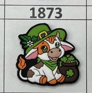 1873- Lucky MooMoo Cow Focal Bead