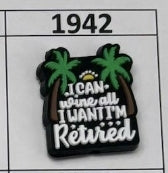 1942- Retired Focal Bead