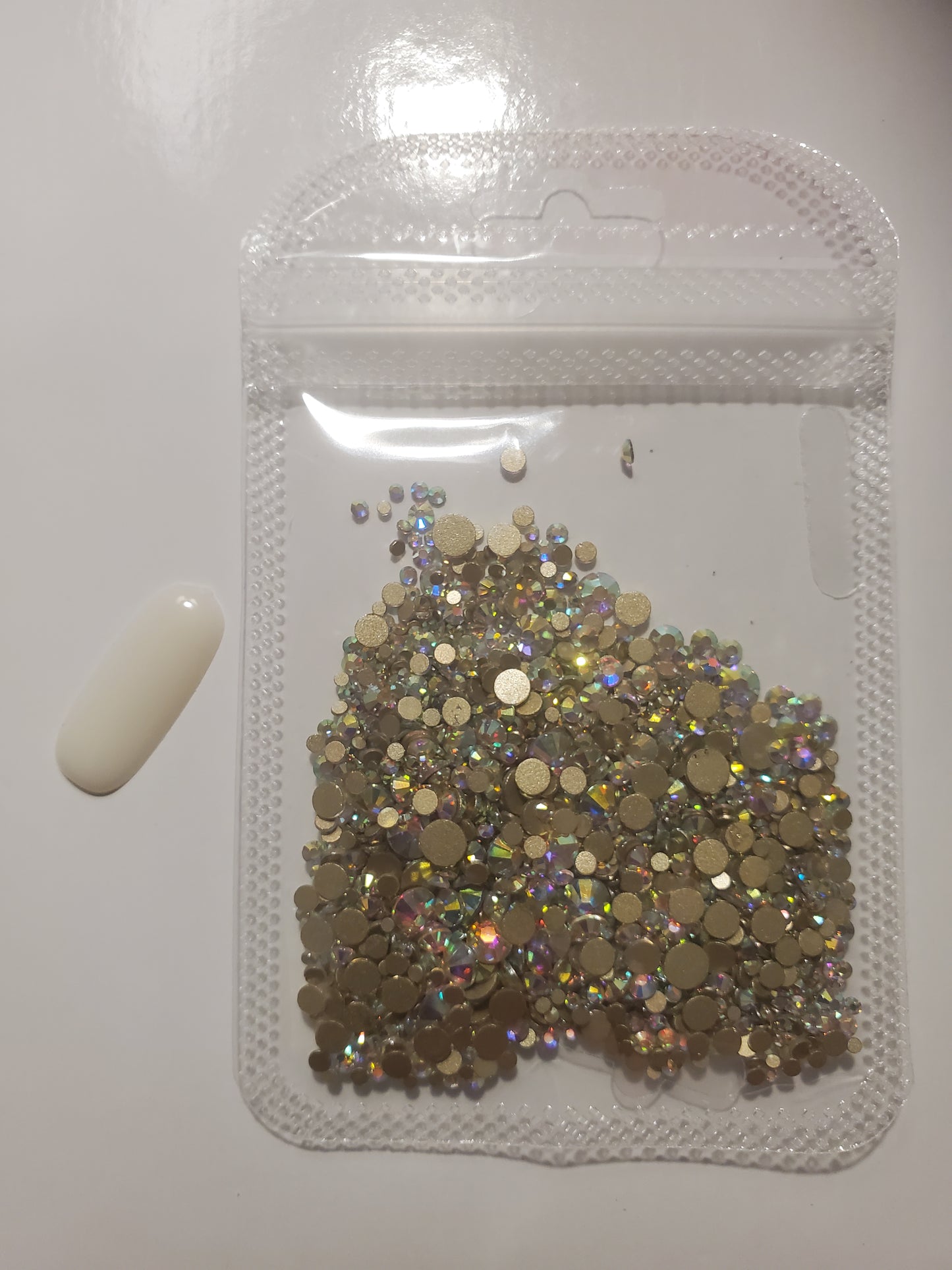 Round Flatback Mixed Size Rhinestones