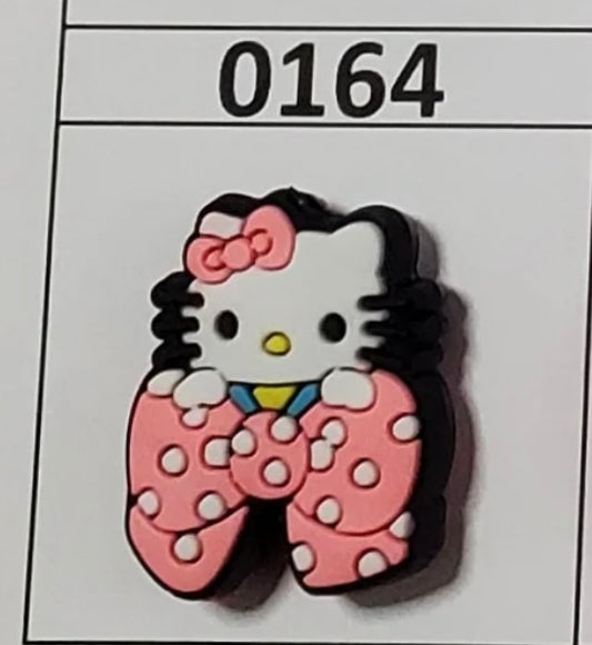 0164- HK Kitty with Bow Focal Bead