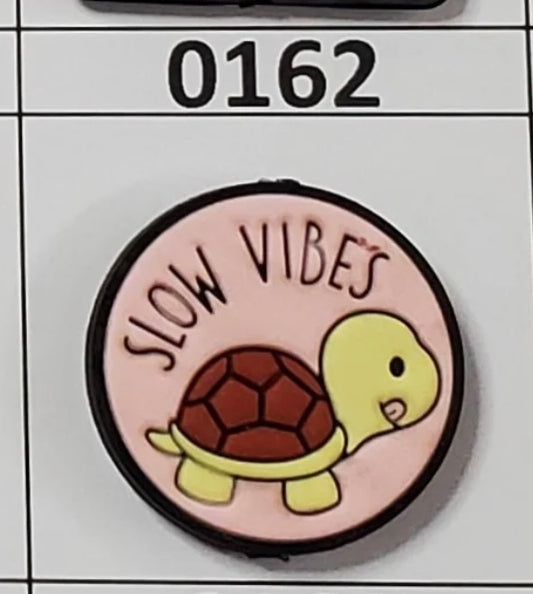 0162- Slow Vibes Turtle Focal Bead