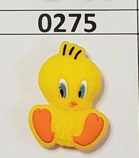 0275-  Yellow T Bird Focal Bead
