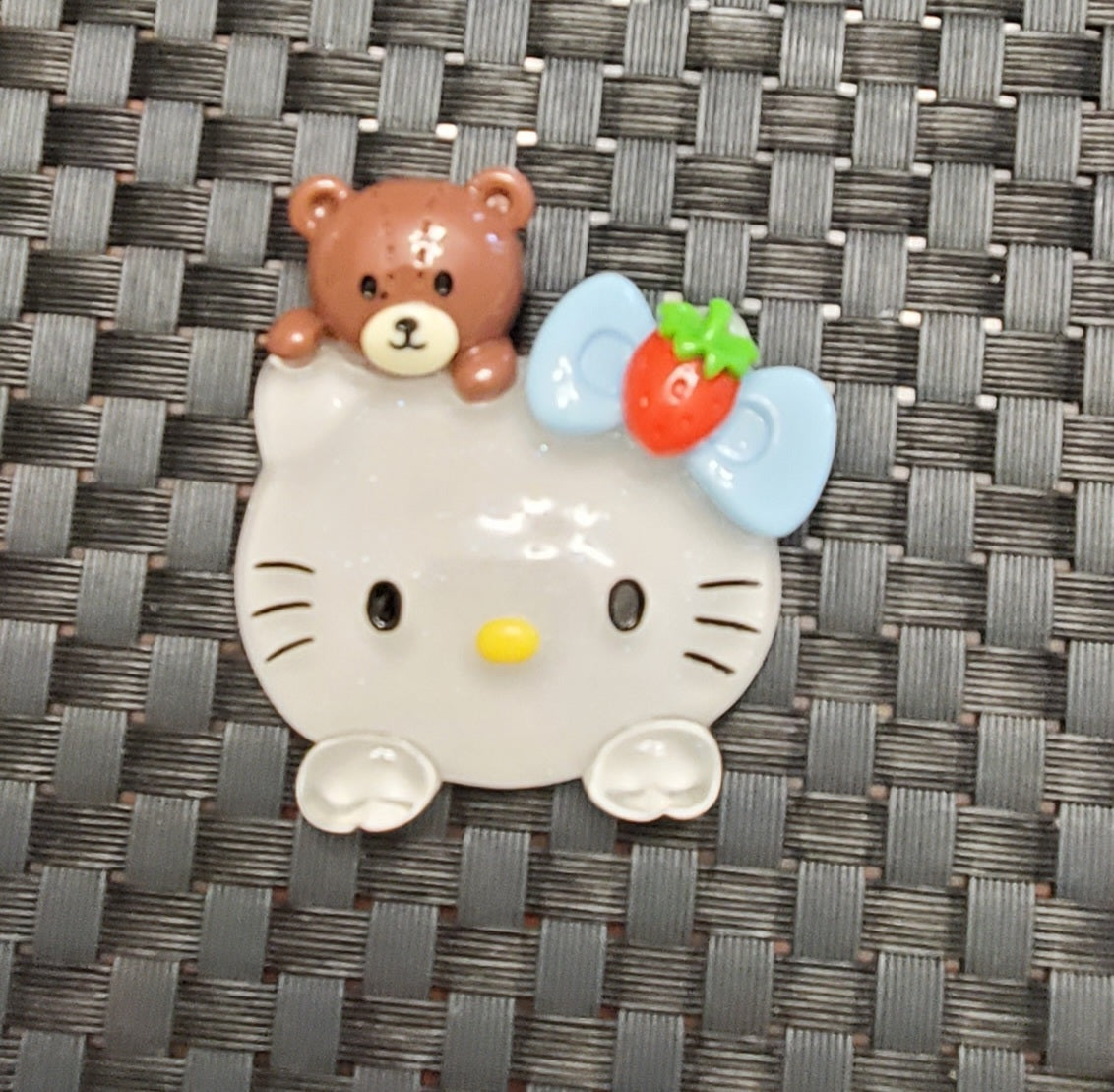 Kitty w Bear- glows in dark