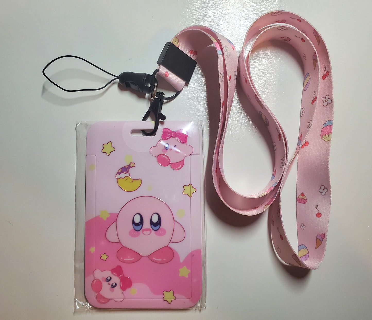 Stitch & Kirby ID Bagde