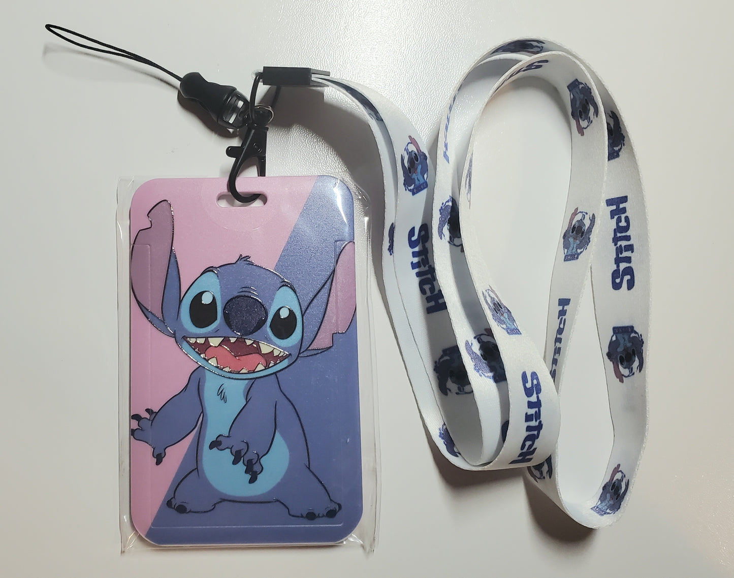 Stitch & Kirby ID Bagde