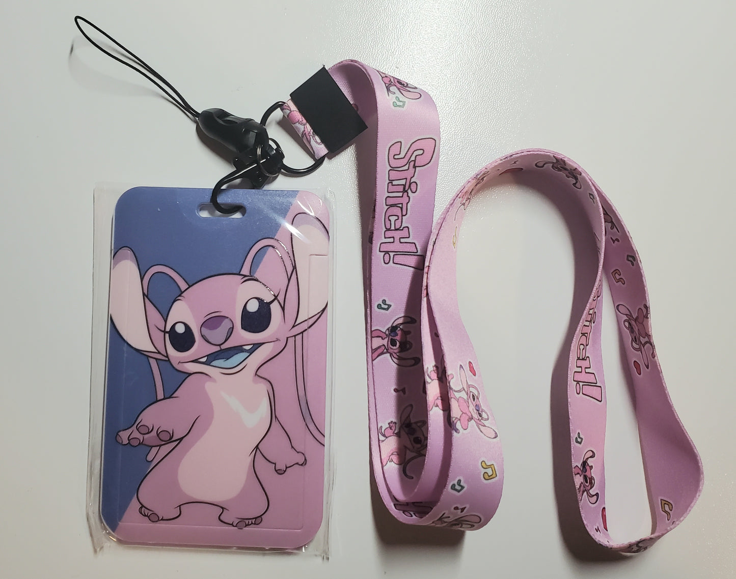 Stitch & Kirby ID Bagde