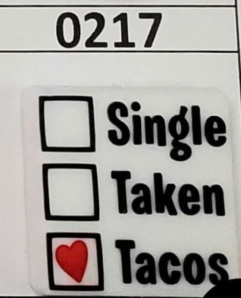 0217- Single Taken Tacos Focal Bead