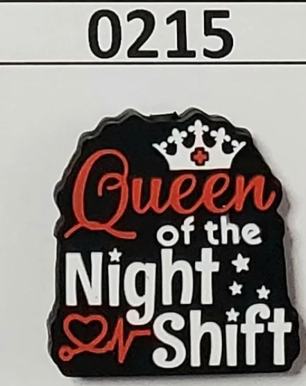 0215 -Queen of the Night Shift Focal Bead