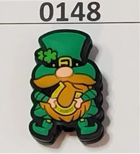 0148- Green Leprechaun Gnome Focal Bead