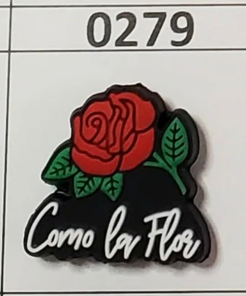 0279-  Como La Flor Focal Bead