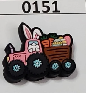 0151- Easter Bunny Truck Focal Bead