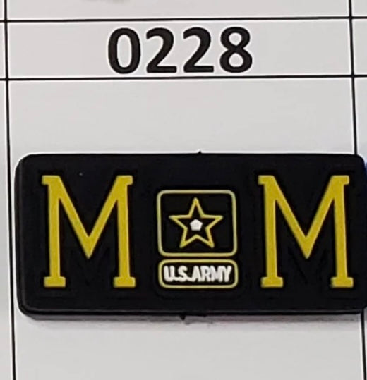 0228- Army Mom Focal Bead