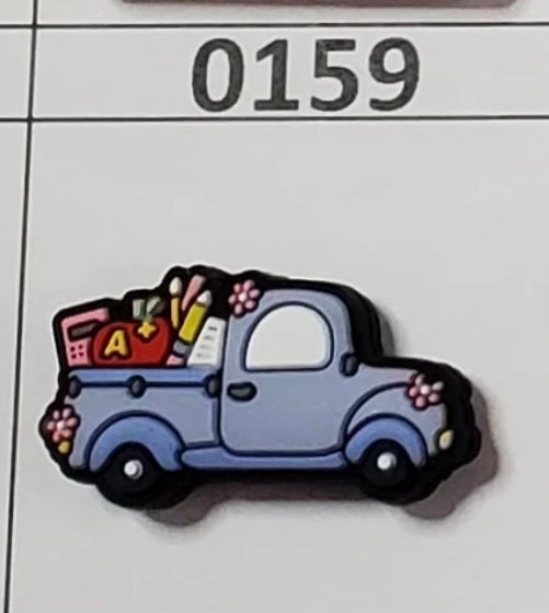 0159- Teacher Truck Focal Bead