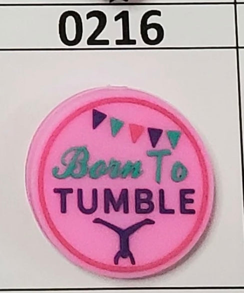 0216 -Born To Tumble Focal Bead