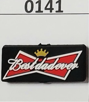 0141- Best Dad Ever Focal Bead
