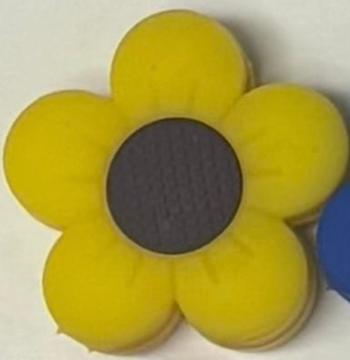0444a- Yellow Sunflower Focal Bead