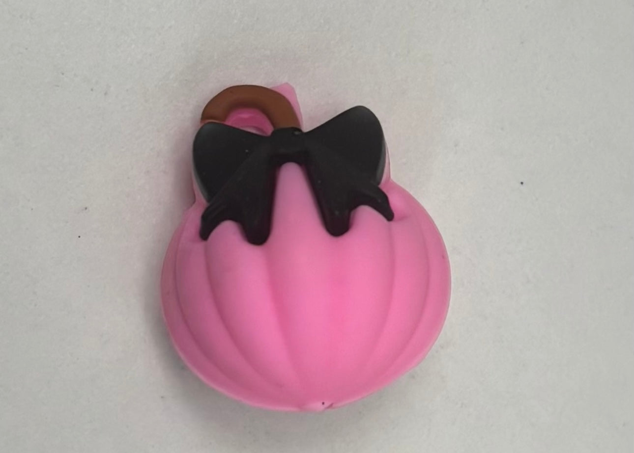 1826b- 3D Pink Pumpkin Focal Bead