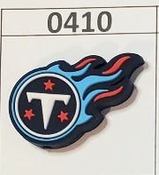 0410-  Tennessee Titans Football Focal Bead