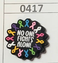 0417- No One Fights Alone Focal Bead