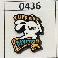 0436-  Cute but Psycho Focal Bead