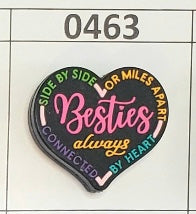 0463-  Side by Side Besties Focal Bead