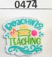 0474-  Beaching Not Teaching Focal Bead