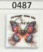 0487-  Stronger Than The Storm Focal Bead