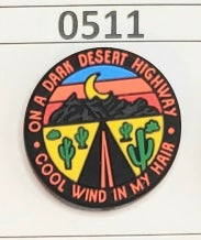 0511-  Dark Dessert Highway Focal Bead