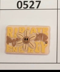 0527-  Yellow Radiate Positive Energy Focal Bead