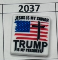 2037- Trump is my President Focal Bead