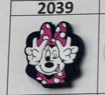 2039- Winking Mouse Focal Bead