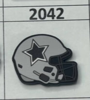 2042- Star Helmet Focal Bead